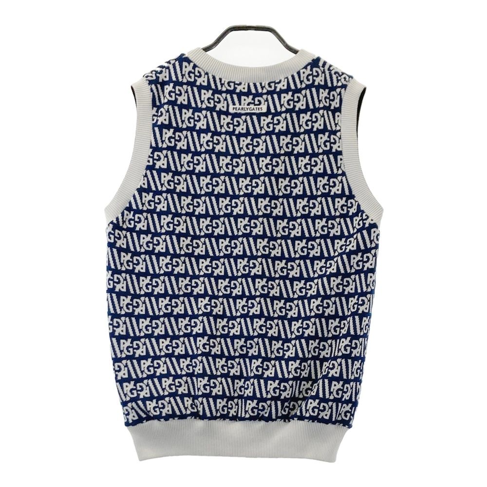サイズ：4 PEARLY GATES パーリーゲイツ リバーシブル ベスト 総柄