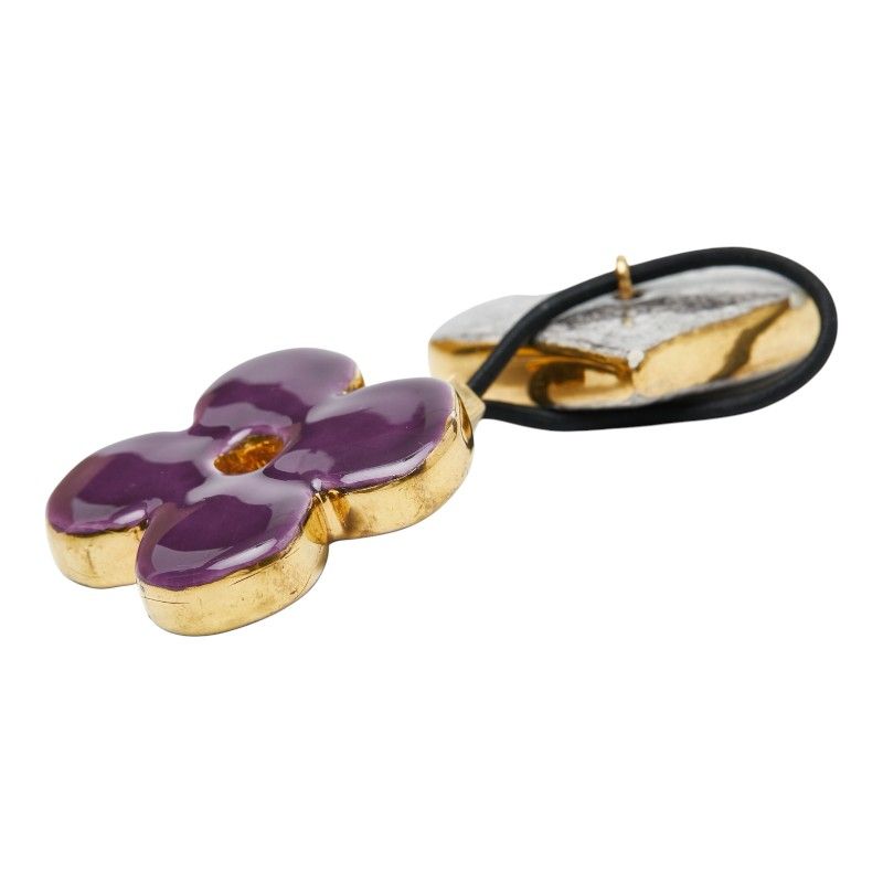 ルイ ヴィトン ヘアアクセサリー ヘアゴム ゴールド パープル シルバー