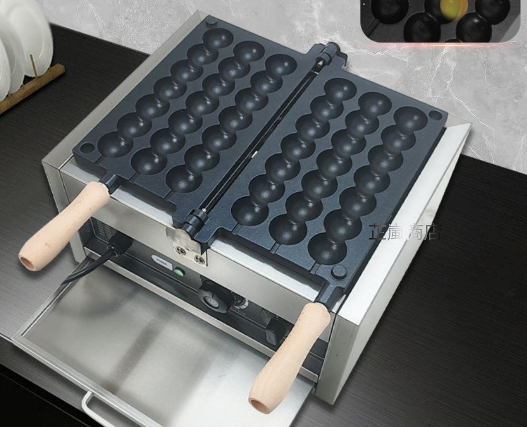 沸騰 業務用電熱式串焼きメーカー ワッフル串 ひょうたん焼き対応 3 連 7 玉 キャラメルアメ串 焼餅兼