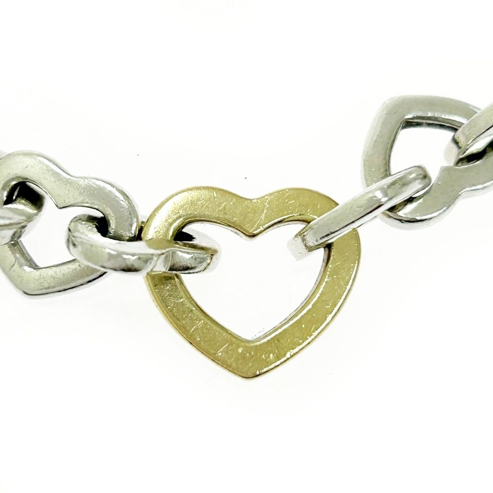 中古】TIFFANY&Co. ティファニー シルバー ゴールド ハート リンク