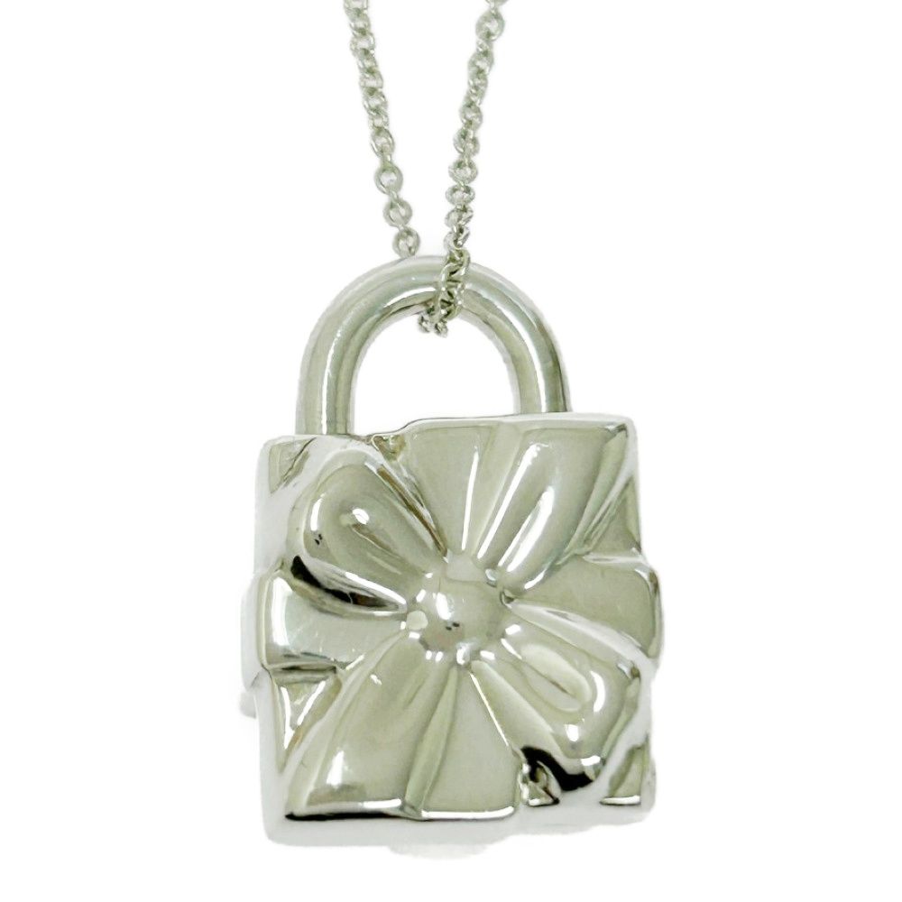 中古】TIFFANY&Co. ティファニー シルバー プレゼントボックス ロック