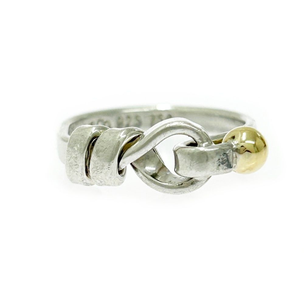 中古】TIFFANY&Co. ティファニー シルバー ゴールド フック&アイ 