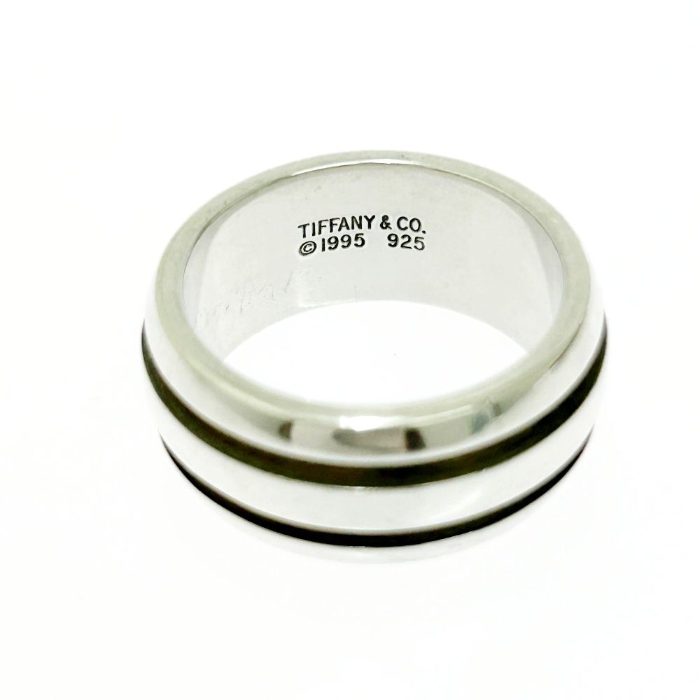 中古】TIFFANY&Co. ティファニー シルバー グルーブド ダブルライン
