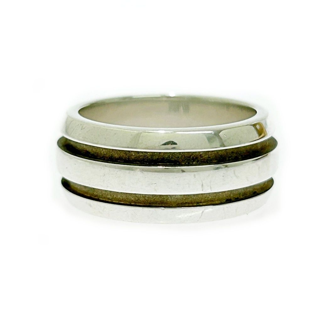 中古】TIFFANY&Co. ティファニー シルバー グルーブド ダブルライン