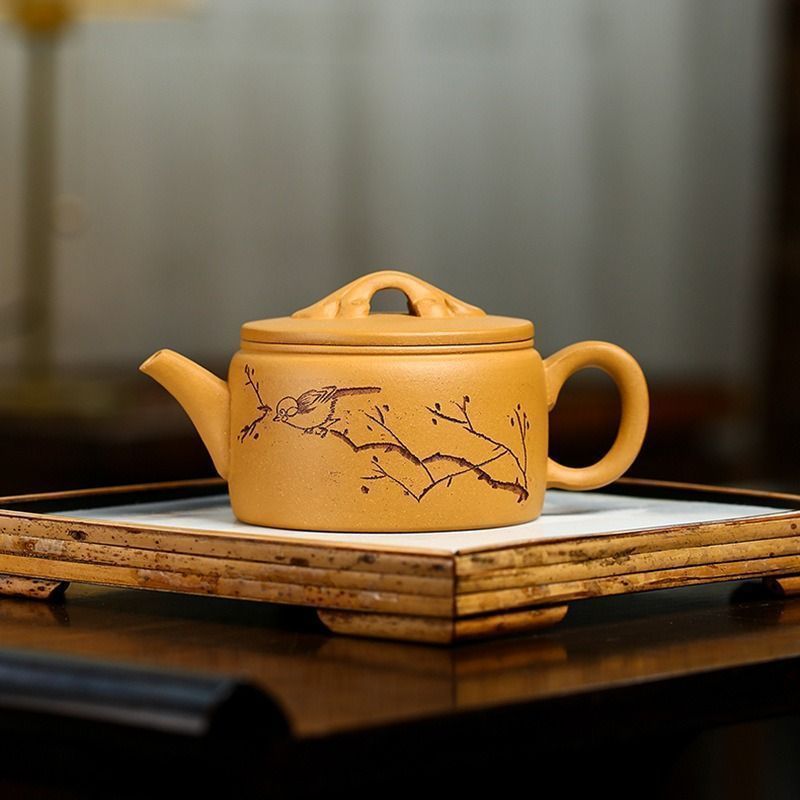 茶器 六方紫砂壷茶壺 煎茶器 茶道具 工芸品 置物 茶壷 急須 紫砂壺 ティーポット 常滑焼 紫砂茶器 唐物紫泥急須 紫砂壺