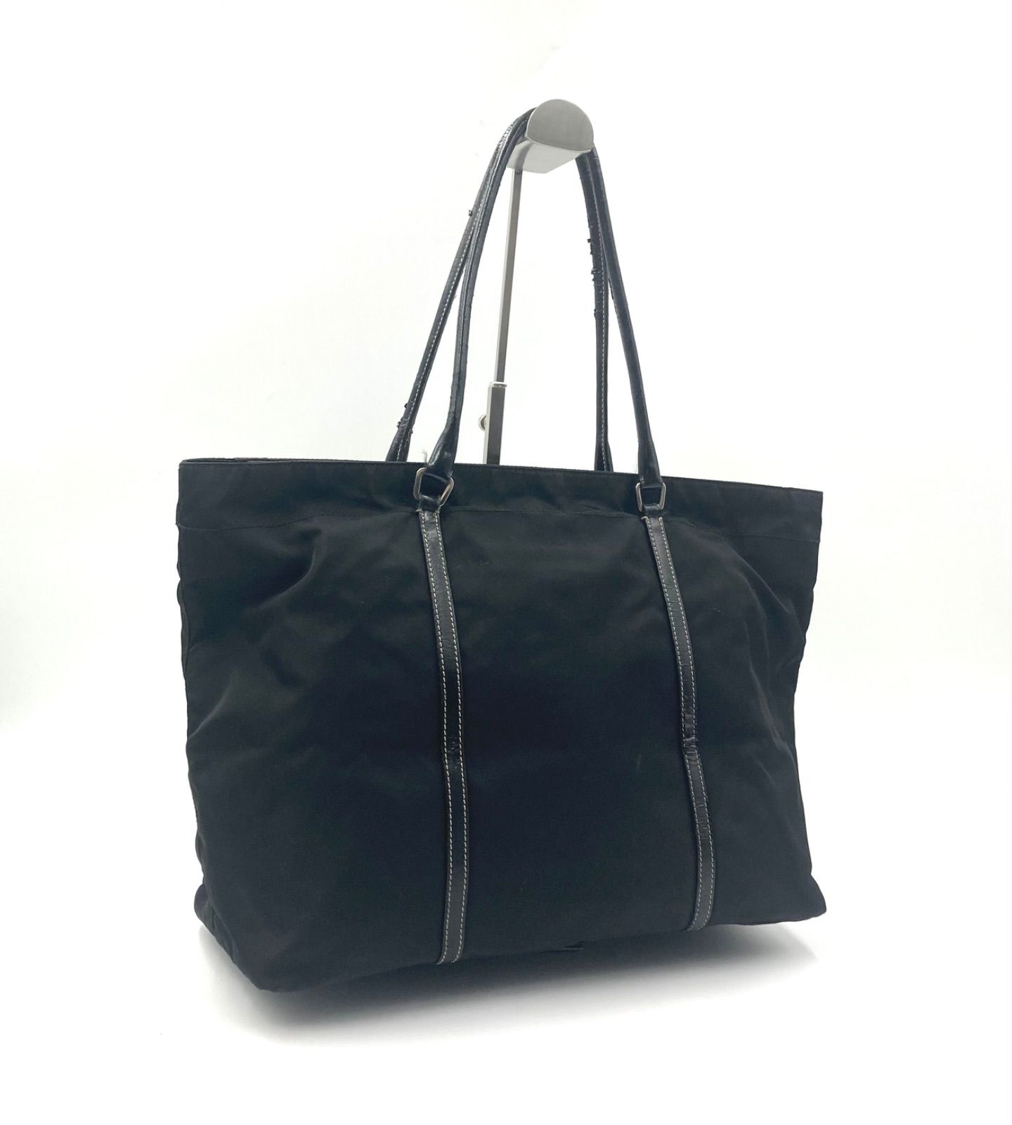 PRADA プラダ テスートナイロン「ポコノ」 トートバッグ 三角プレート