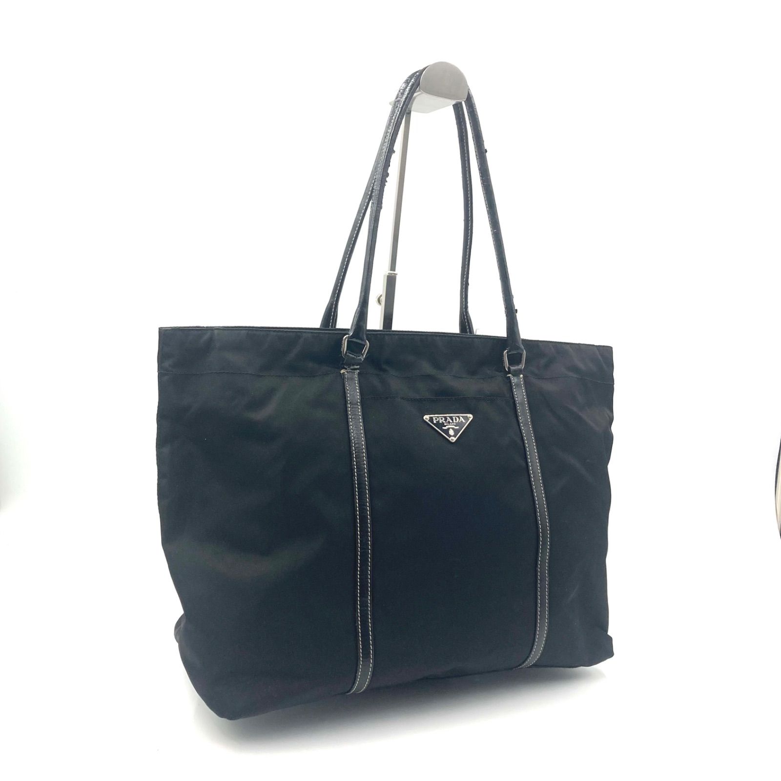 PRADA プラダ テスートナイロン「ポコノ」 トートバッグ 三角プレート