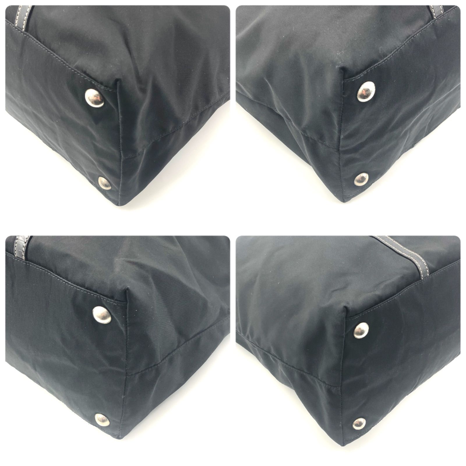 PRADA プラダ テスートナイロン「ポコノ」 トートバッグ 三角プレート