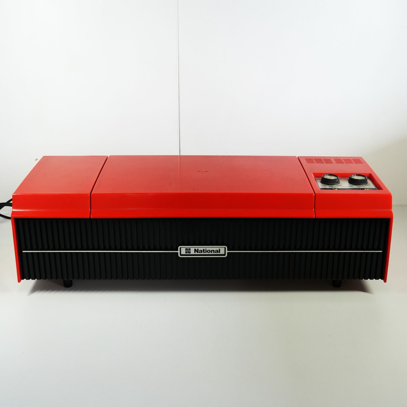 ナショナルsf-458 レコードプレーヤー IM] レア 昭和レトロ ナショナル レコードプレイヤー IC SF-458 西日本