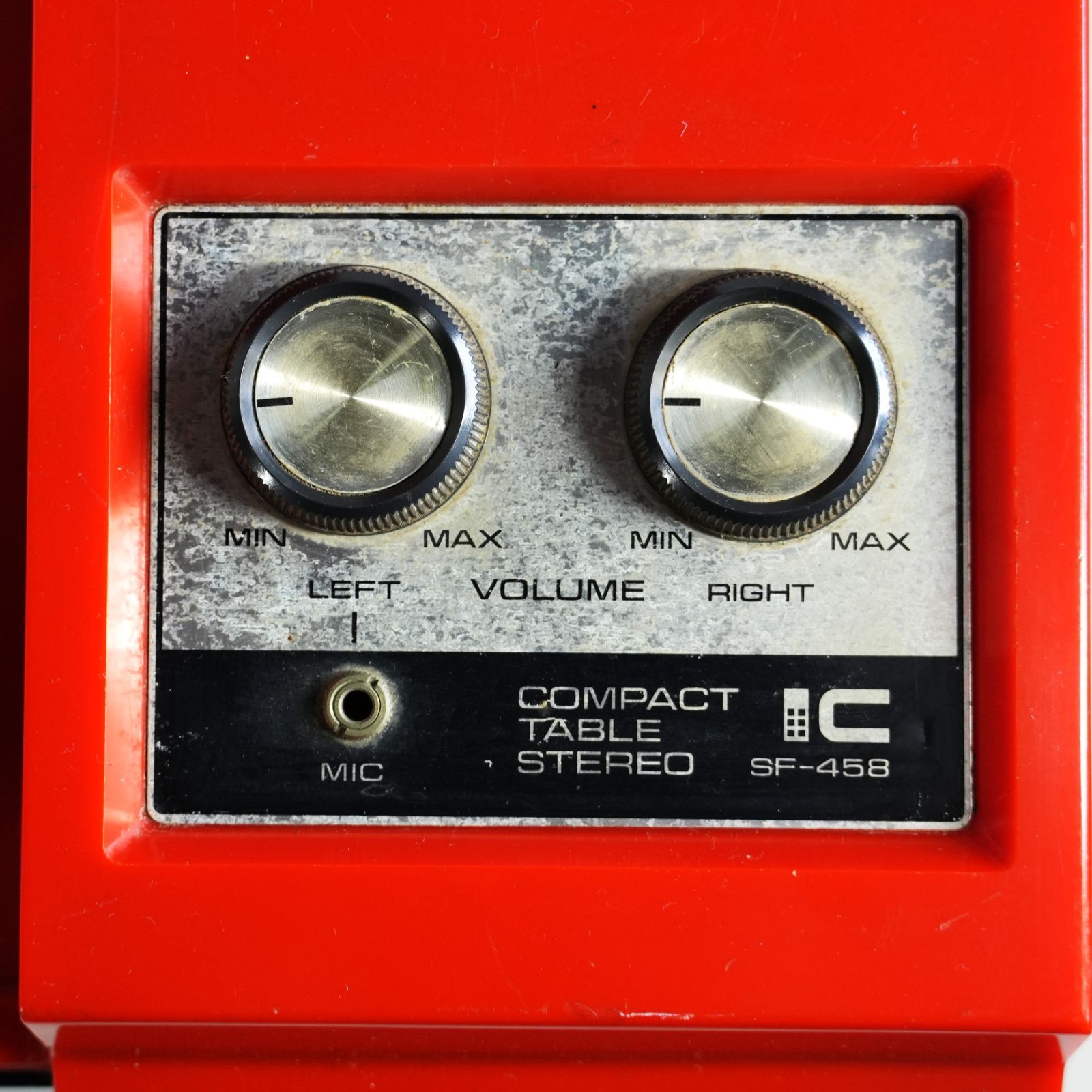 IM] レア 昭和レトロ ナショナル レコードプレイヤー IC SF-458 西日本