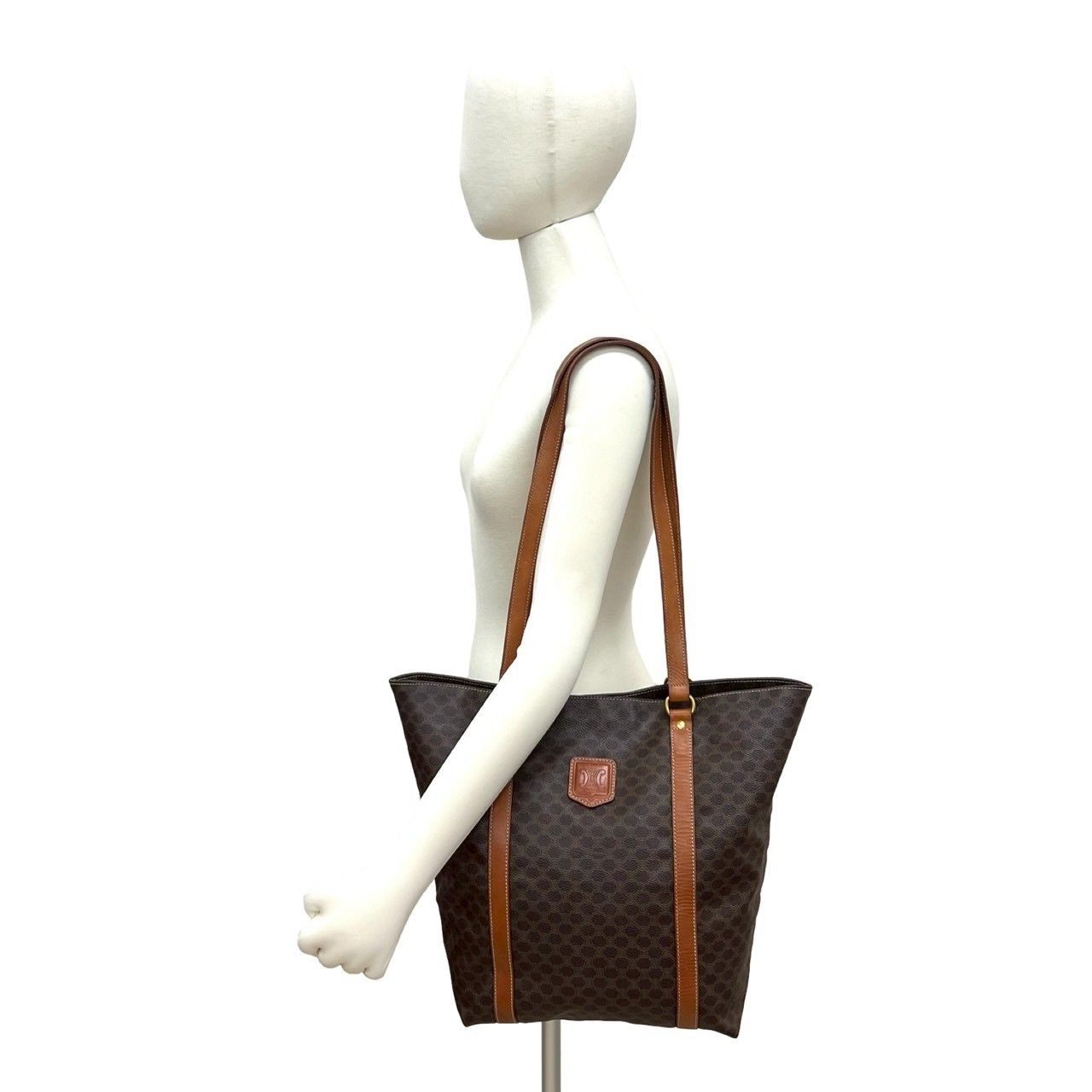 極 美品 CELINE セリーヌ ヴィンテージ マカダム ブラゾン 柄