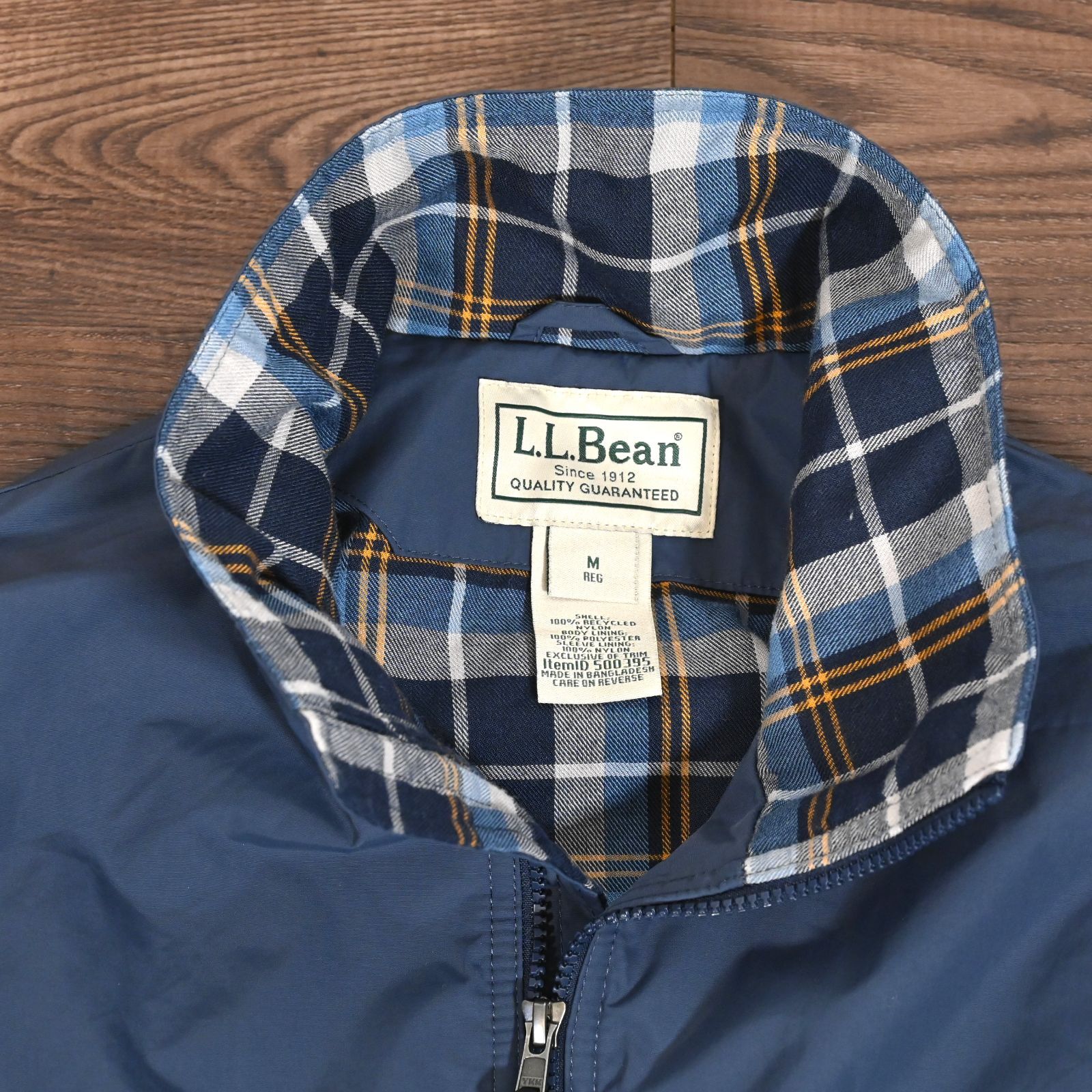 エルエルビーン LLBean ナイロンジャケット スイングトップ フランネル 