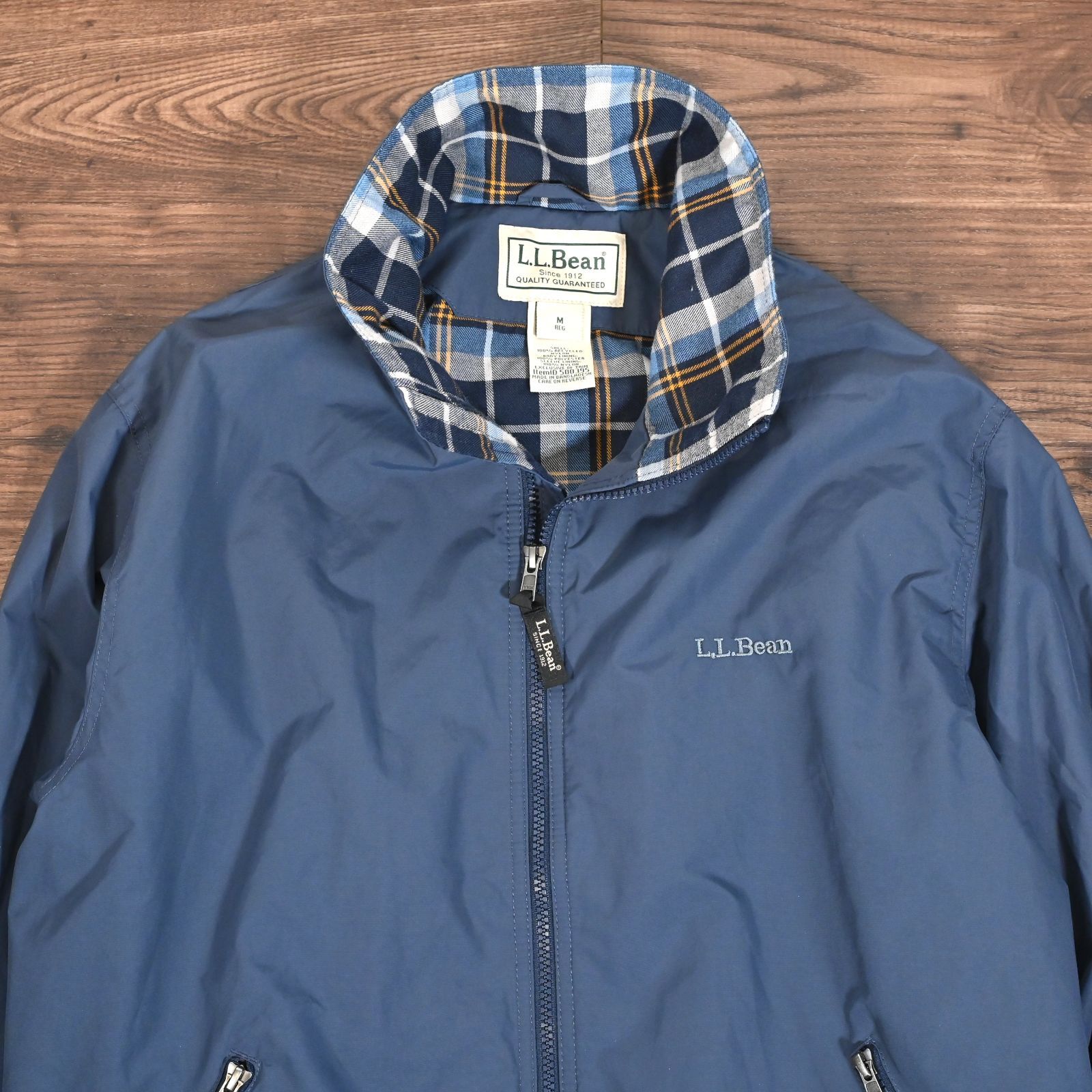 エルエルビーン LLBean ナイロンジャケット スイングトップ フランネル 