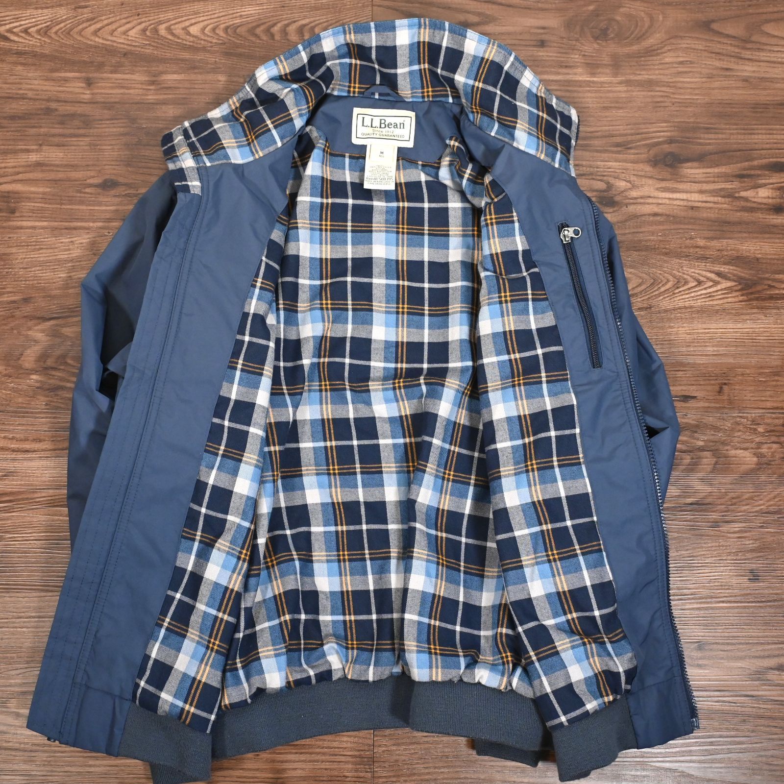 エルエルビーン LLBean ナイロンジャケット スイングトップ フランネル 