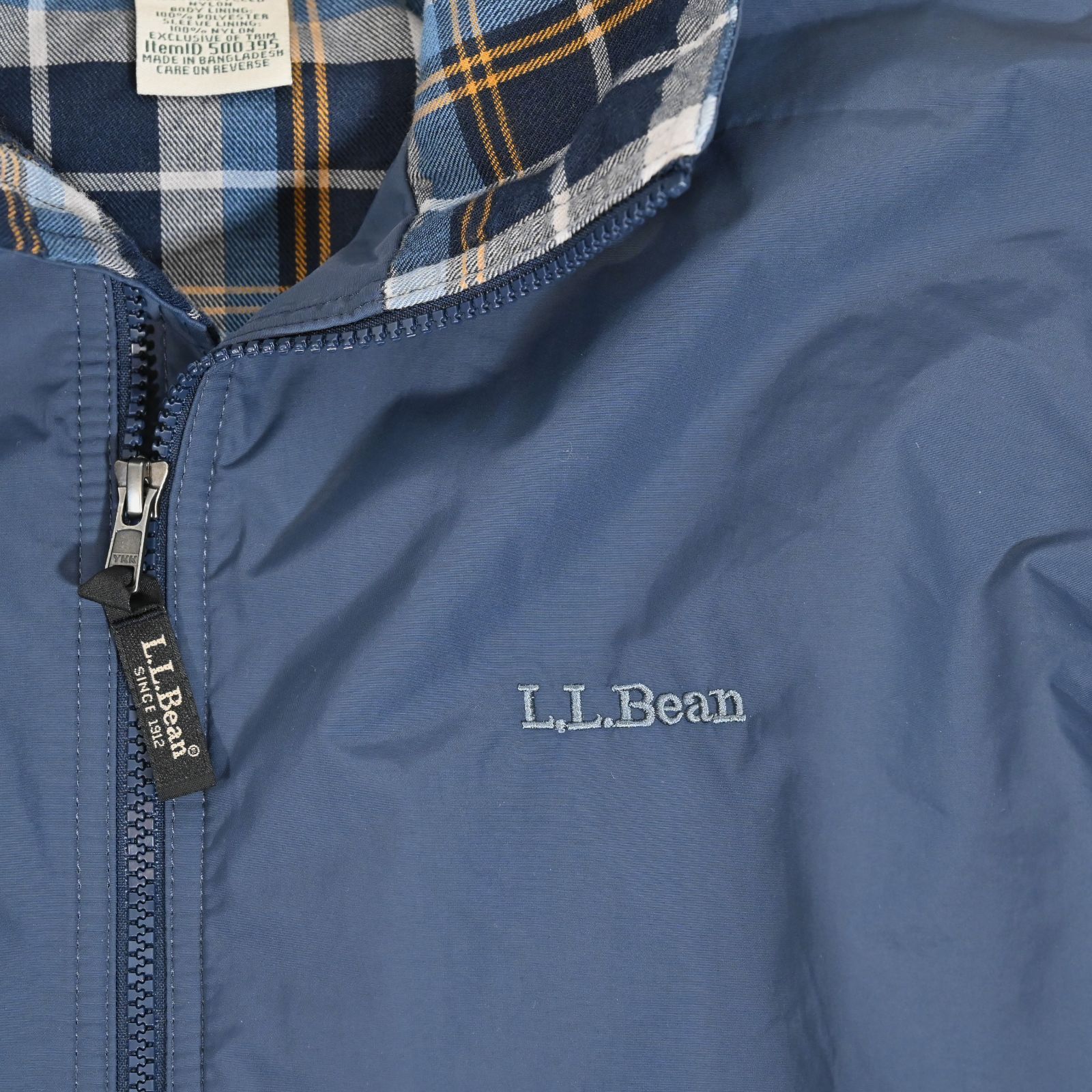 エルエルビーン LLBean ナイロンジャケット スイングトップ フランネル 