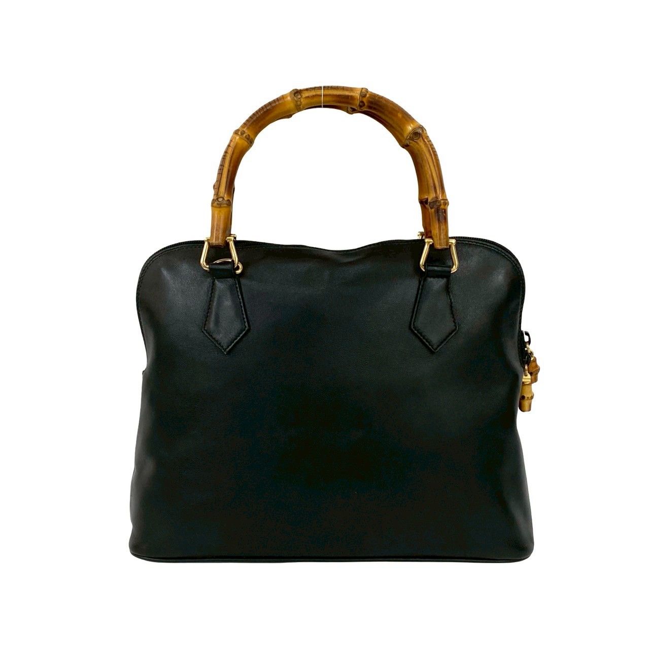 極 美品 GUCCI グッチ オールドグッチ ヴィンテージ バンブー レザー