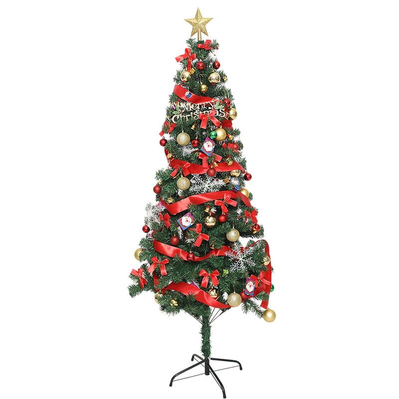 迅速に発送 ツリー 豪華98点セット ツリーセット おしゃれ 北欧 組立簡単 部屋 商店 DIY 装飾 飾り 収納便利 高さ150 cm