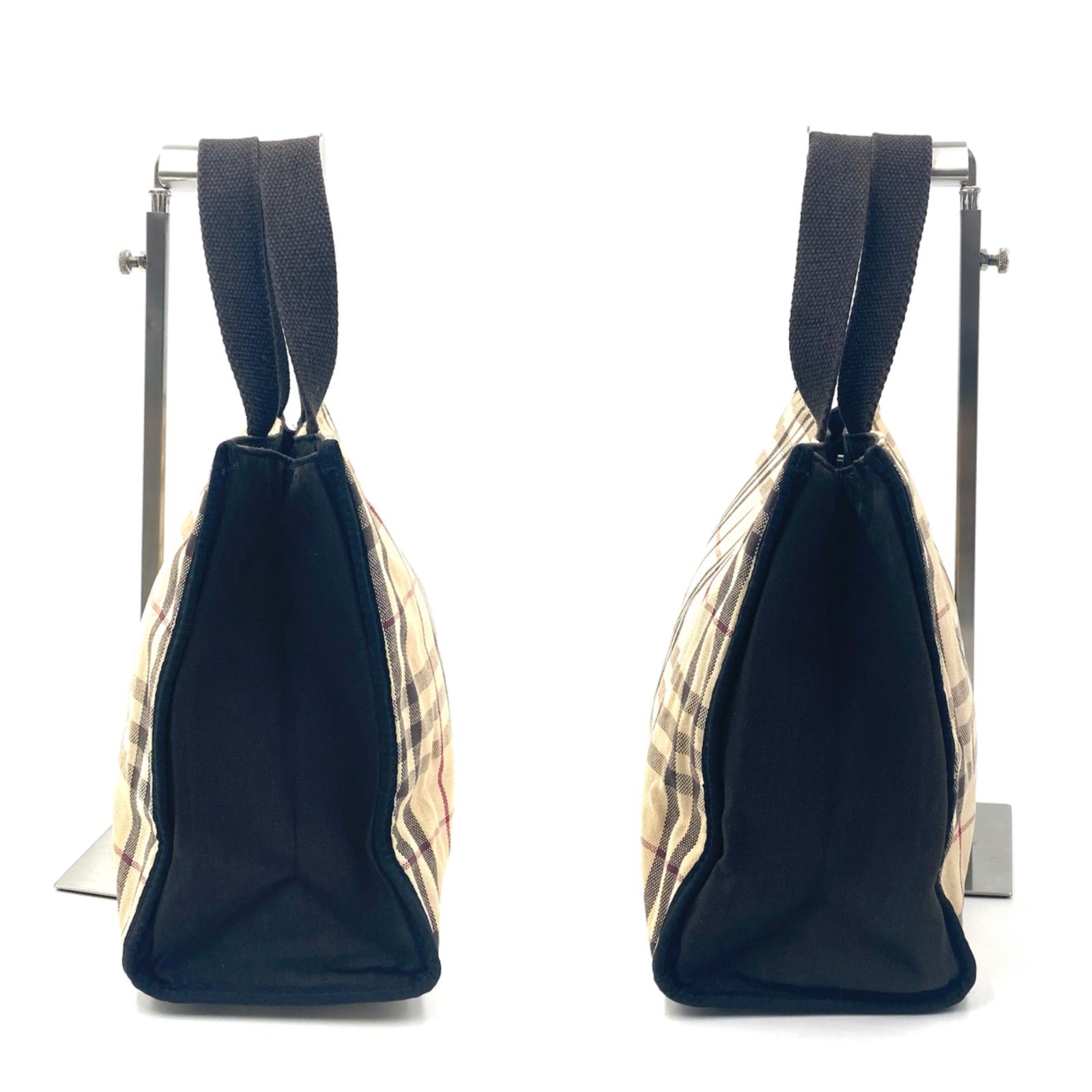 BURBERRY LONDON バーバリーロンドン ノバチェック総柄 トートバッグ 