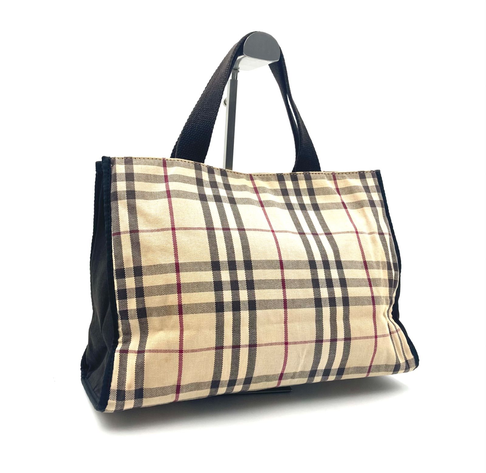 BURBERRY LONDON バーバリーロンドン ノバチェック総柄 トートバッグ