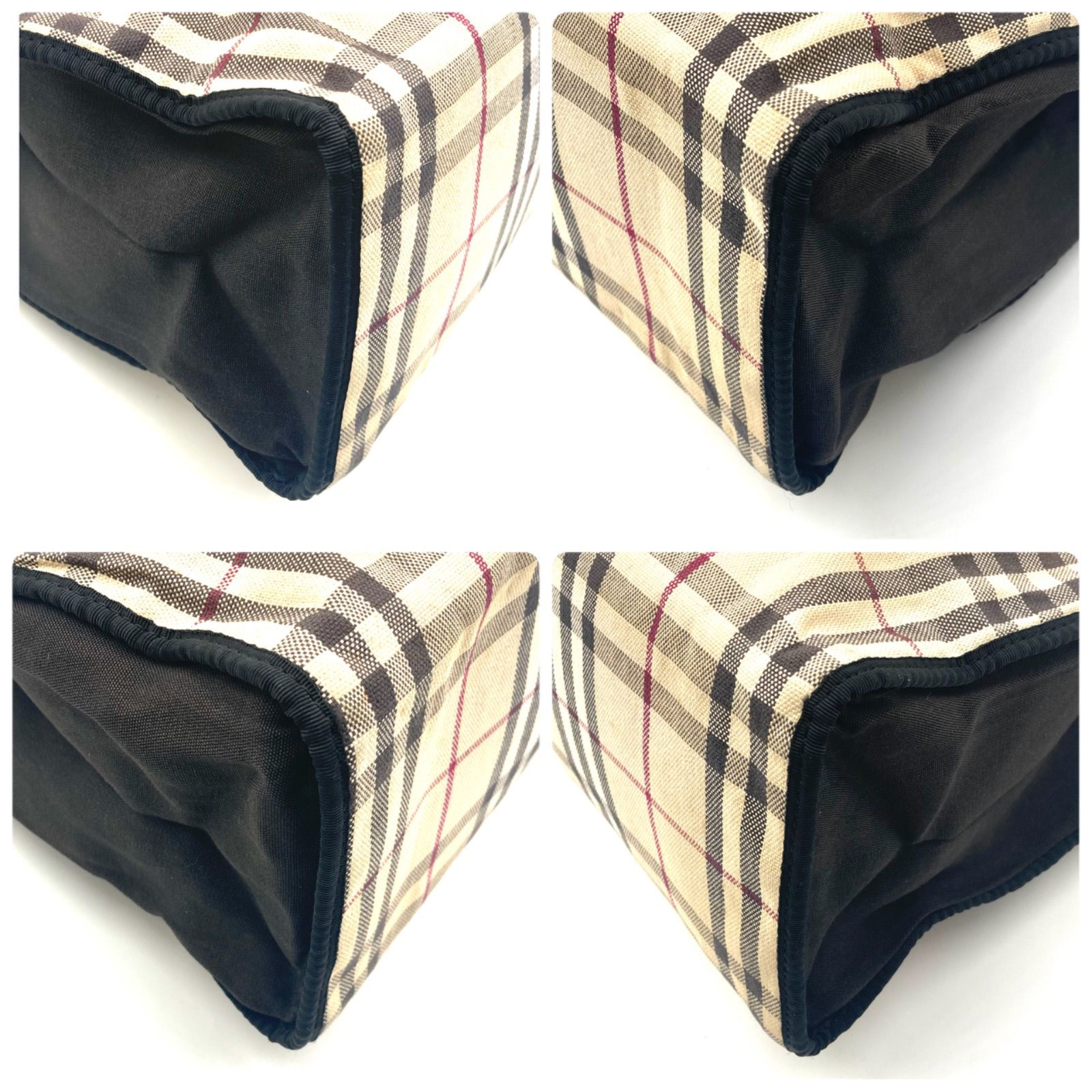 BURBERRY LONDON バーバリーロンドン ノバチェック総柄 トートバッグ 
