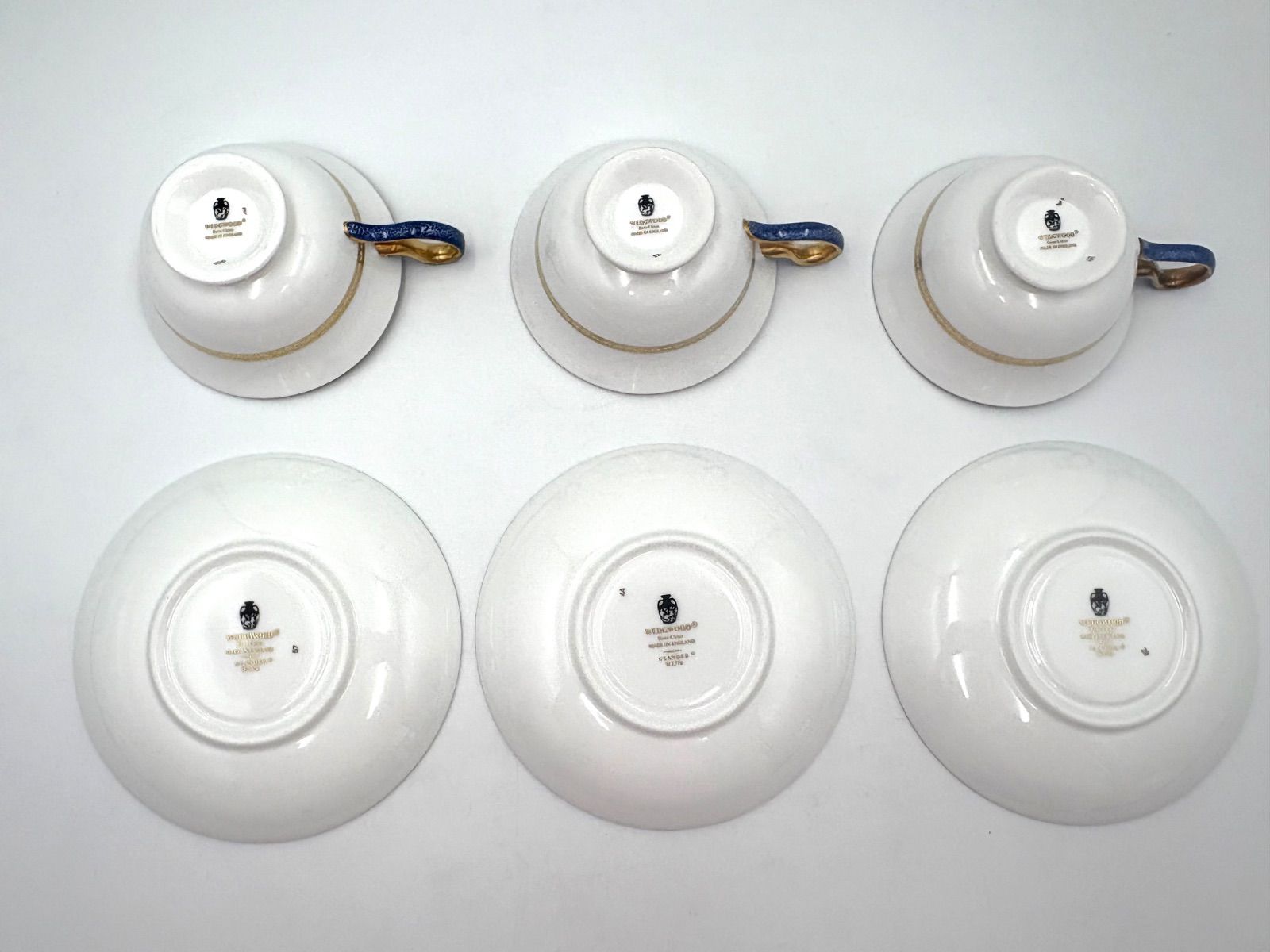  ウェッジウッド ユーランダー パウダーブルー カップ-ソーサー 7客セット カップ ソーサー コーヒー ティーカップ