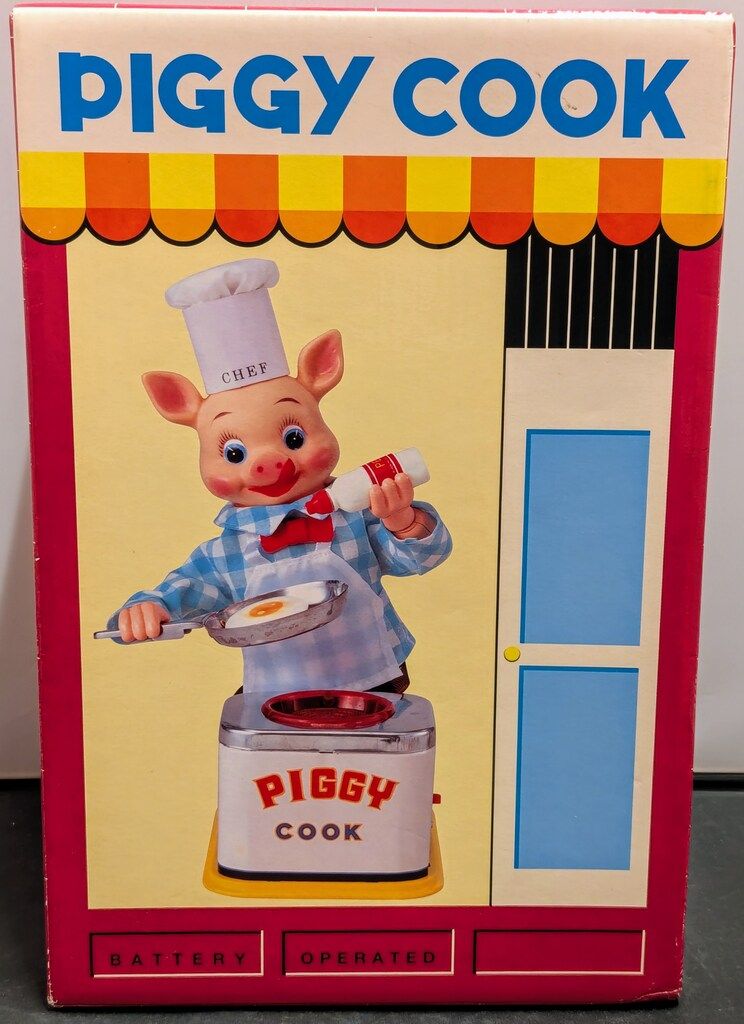 トミー 電動ブリキ PIGGY COOK/ピギーコック/リメイク版 - メルカリ
