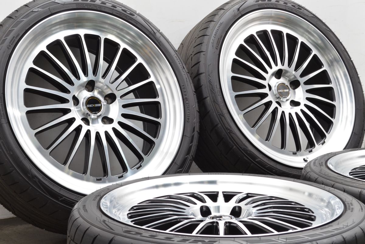 超バリ溝 美品】MONZA GEXSIS GF020 21in 8.5J +42 PCD120 ニットー 