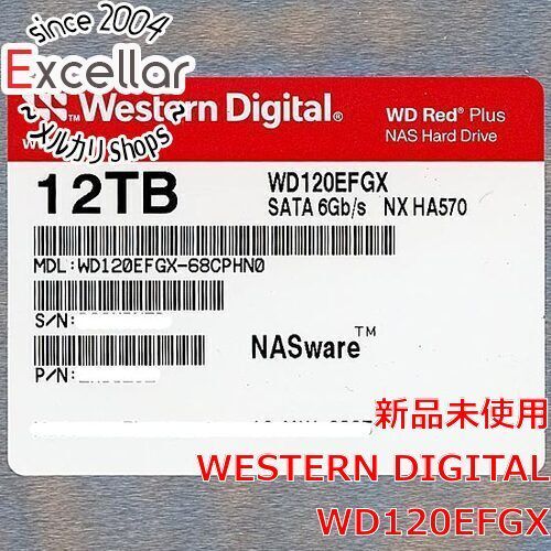 bn:0] Western Digital製HDD WD120EFGX 12TB SATA600 7200 - メルカリ