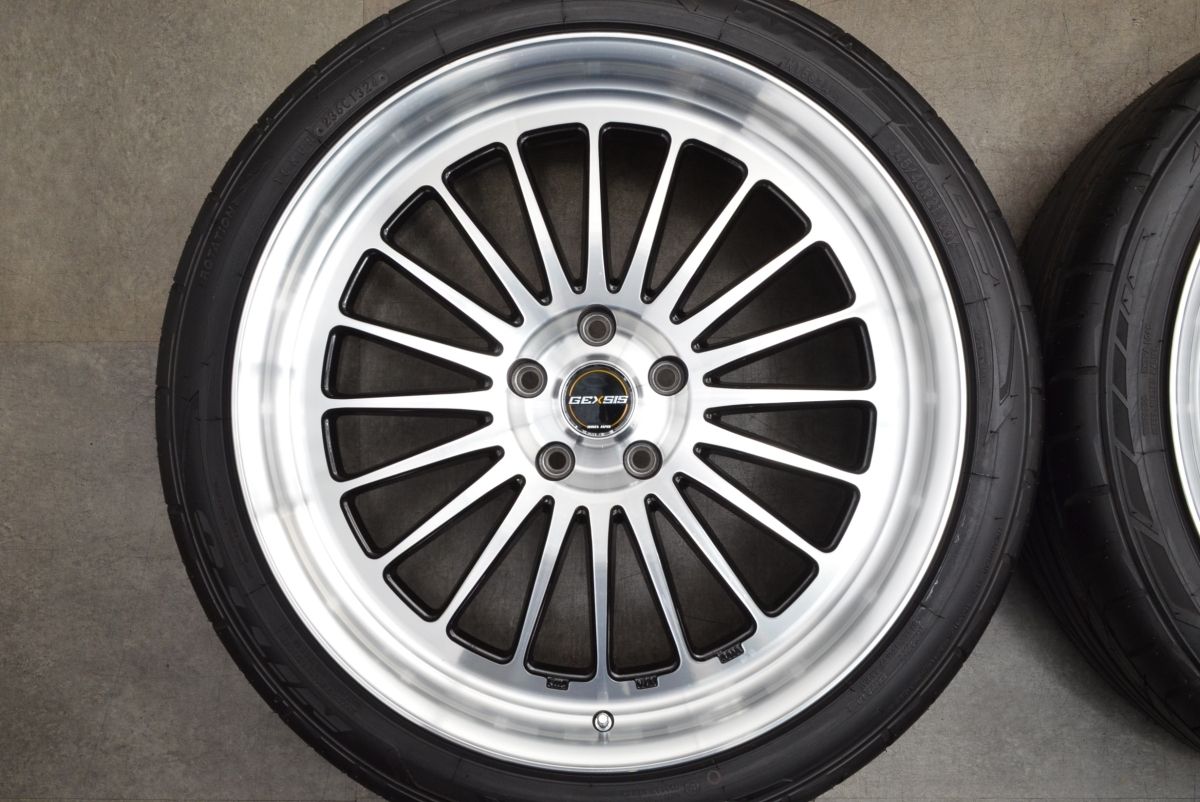 超バリ溝 美品】MONZA GEXSIS GF020 21in 8.5J +42 PCD120 ニットー 