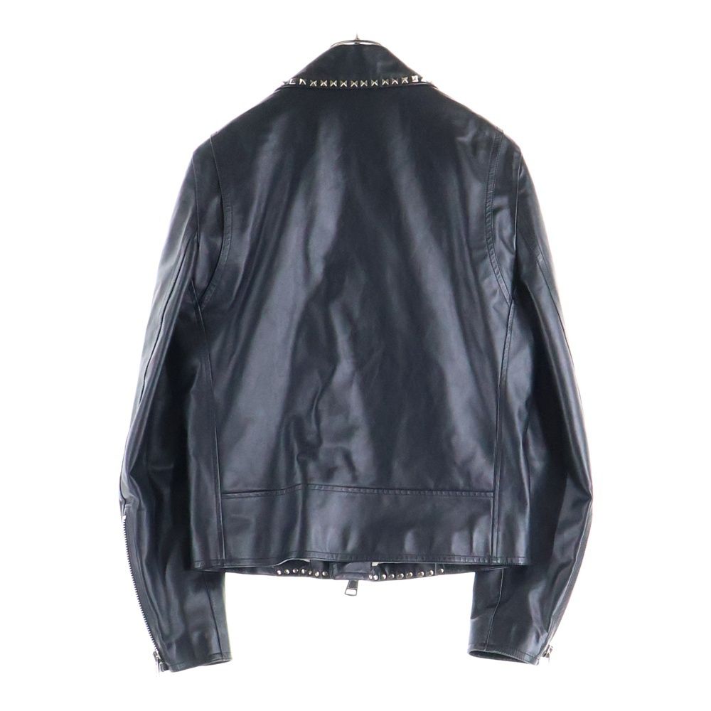 VALENTINO (ヴァレンティノ) ロックスタッズ 中綿 WZIP レザー ダブル