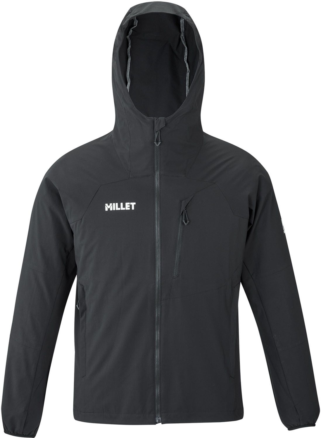 ミレー MILLET アウトドア ビオナセ ジャケット ストレッチ 防風 はっ水 ソフトシェル フルジップ 登山 ハイキング トレッキング ストレッチ デイハイク 旅行 軽量 タウンユース MIV03175 N0247 BLACK-NOIR