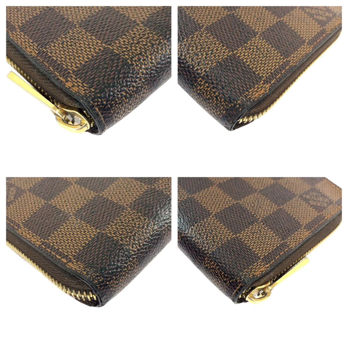 美品 LOUIS VUITTON ルイヴィトン ダミエ ジッピーウォレット ブラウン