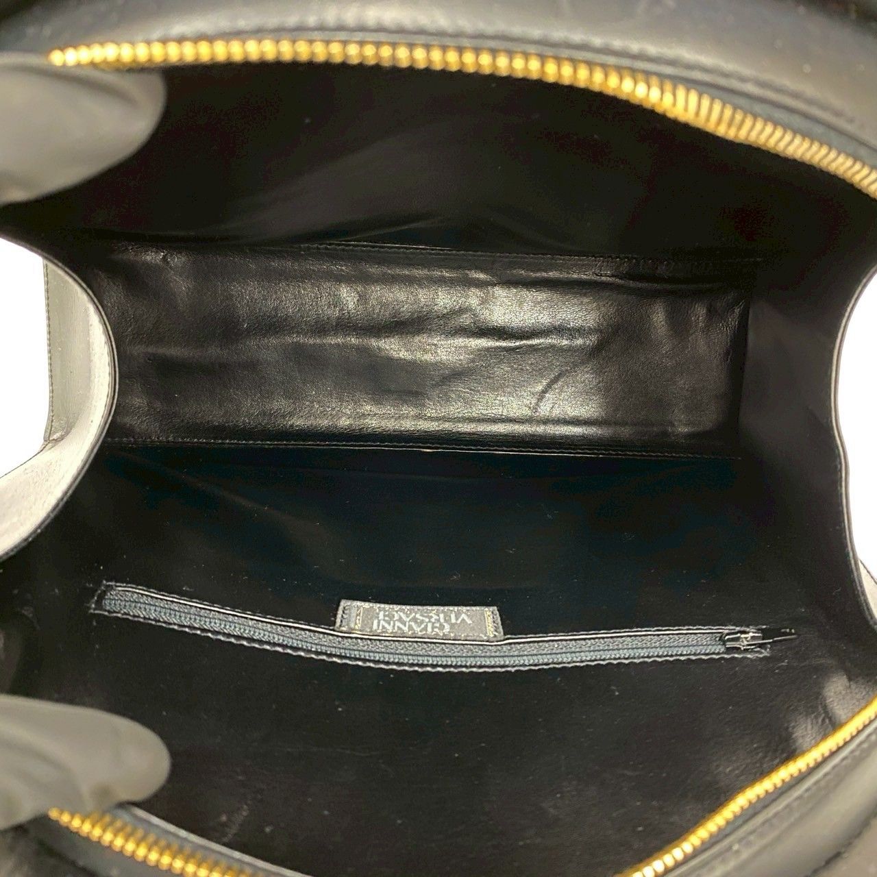 極 美品 VERSACE ヴェルサーチ ヴィンテージ メデューサ レザー 本革  