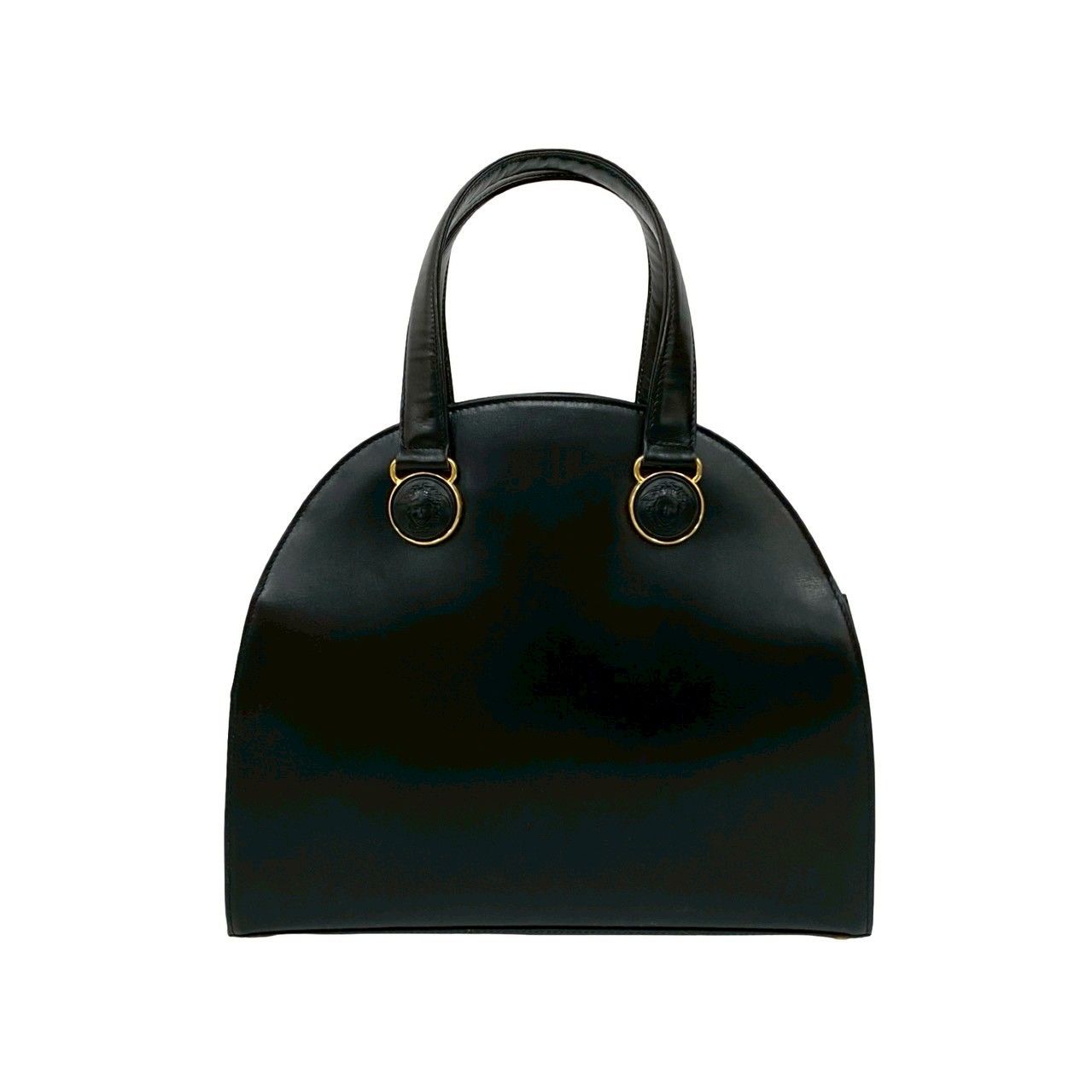 極 美品 VERSACE ヴェルサーチ ヴィンテージ メデューサ レザー 本革