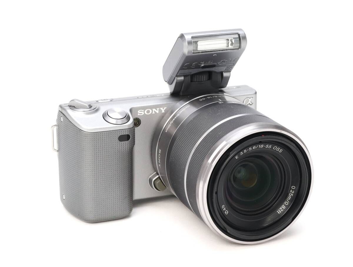 B (並品) SONY ソニー α NEX-5 E 18-55mm F3.5-5.6 OSS ズームレンズ