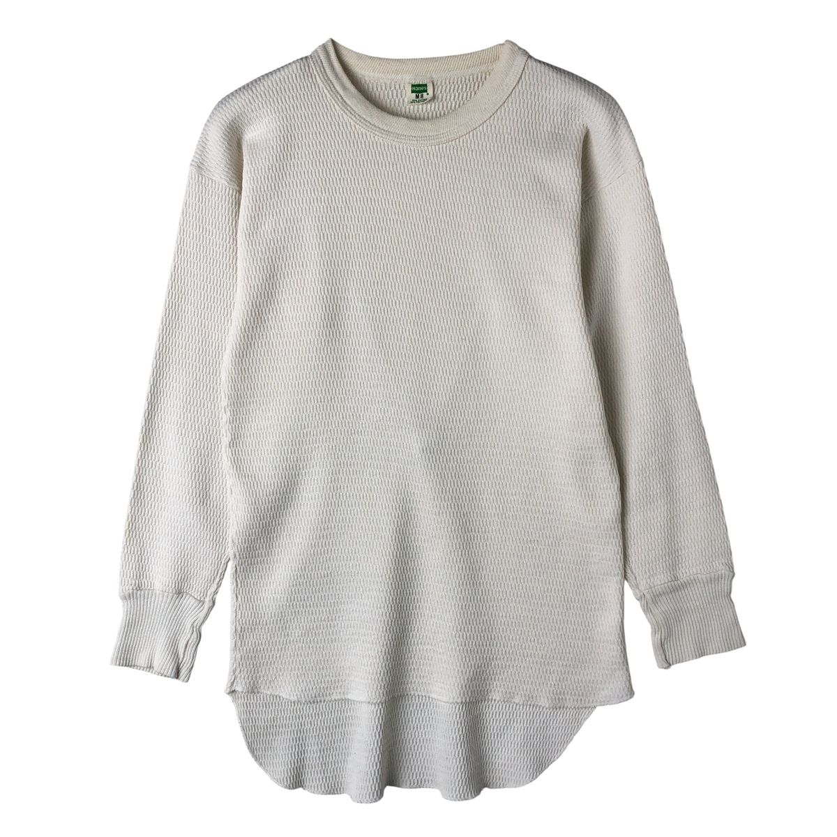 古着 70年代 ヘインズ Hanes サーマルロンT ハニカム メンズM相当