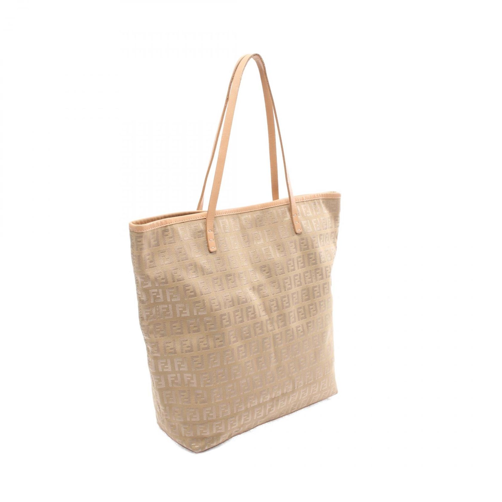 フェンディ FENDI トートバッグ ズッキーノ ベージュ キャンバス