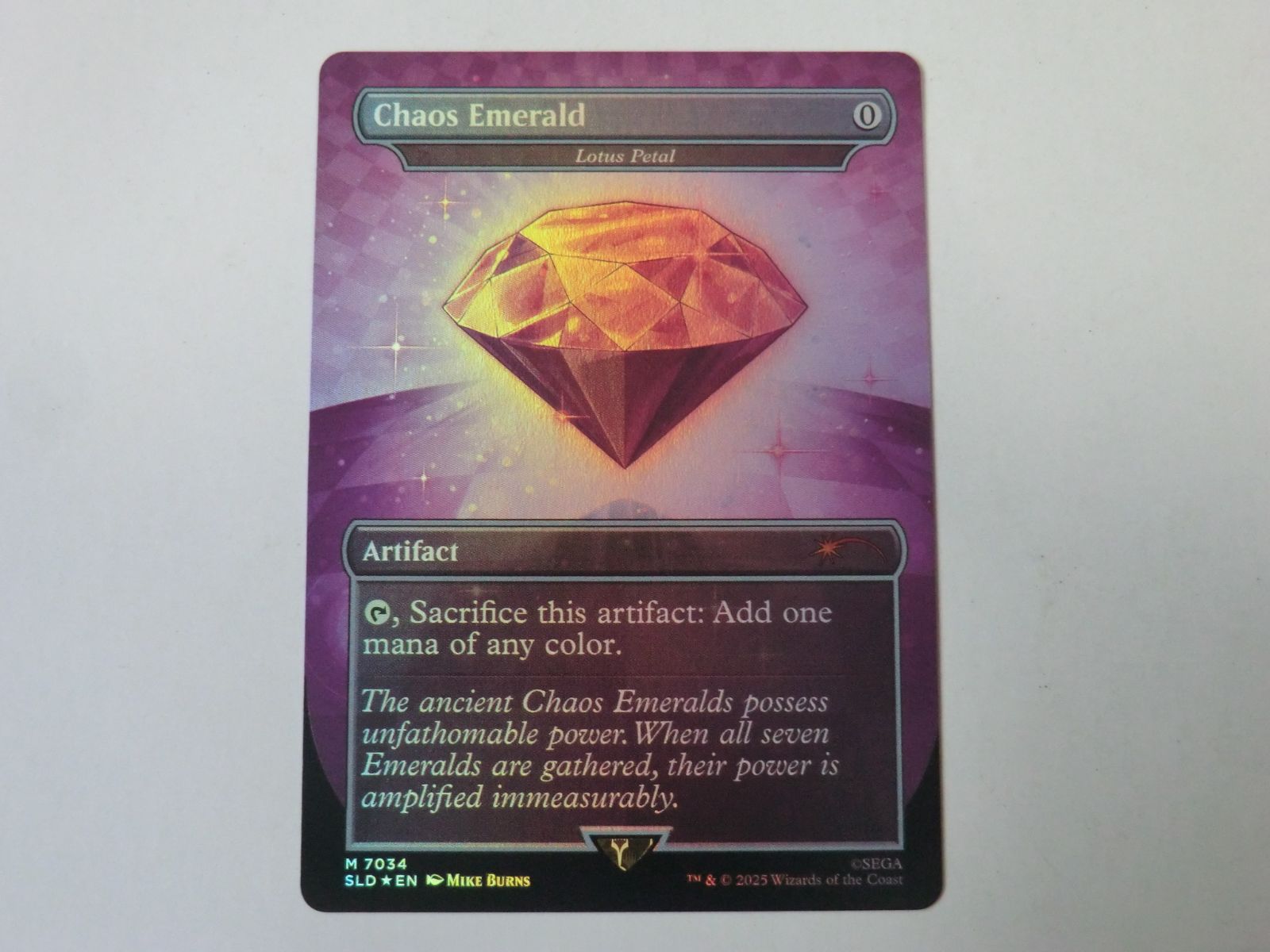 MTG 水蓮の花びら(Chaos Emerald)(7034)(ボーダーレスFOIL MTG 水蓮の花びら(Chaos Emerald)(7034)(ボーダーレスFOIL