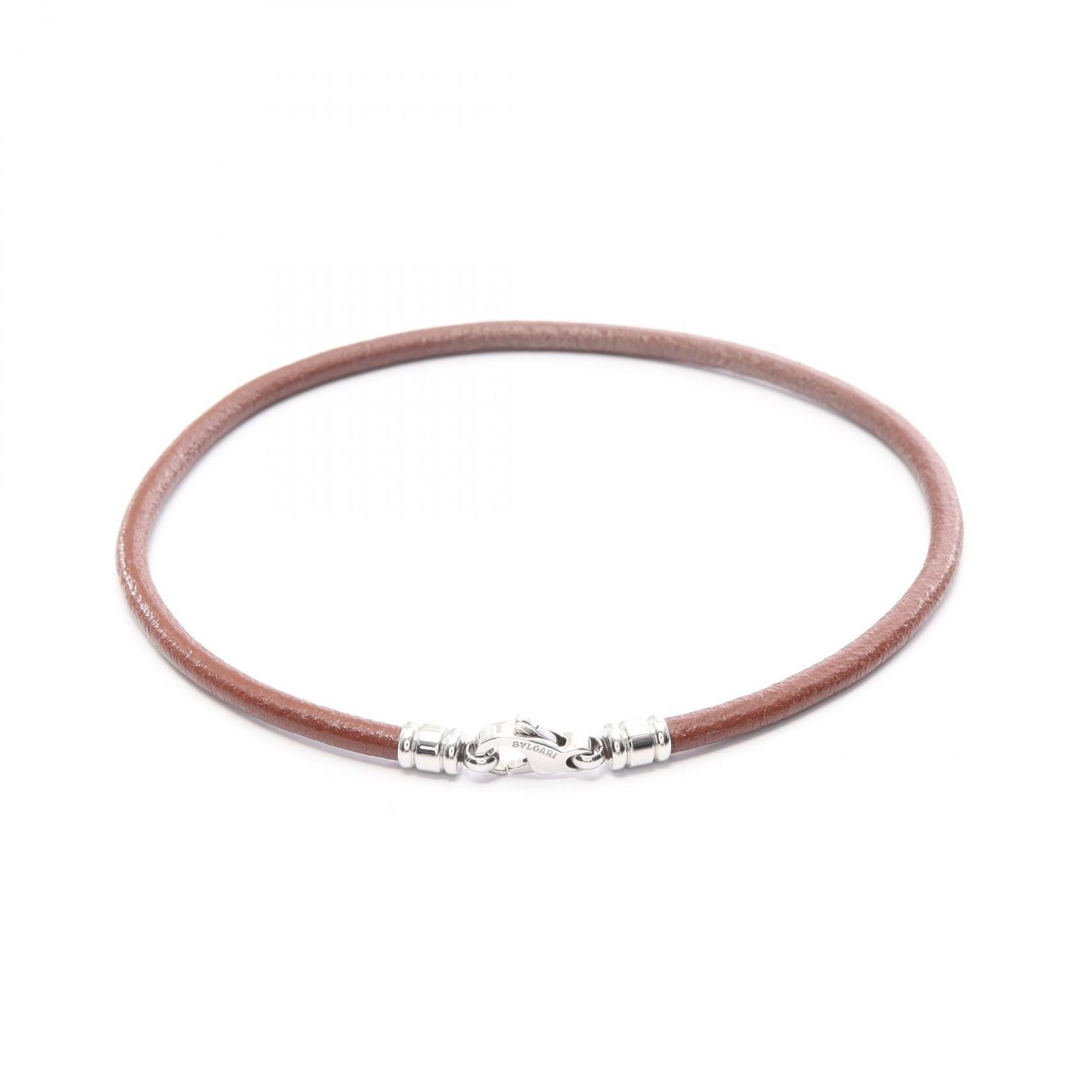 ブルガリ BVLGARI チョーカー レザー チョーカー レディース Used A 