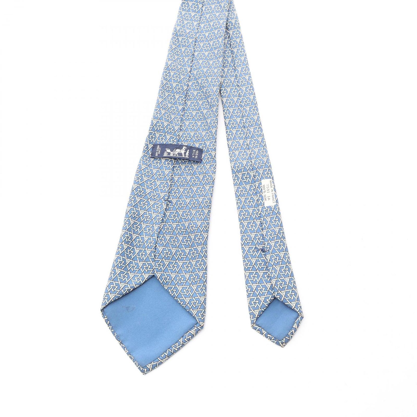 エルメス HERMES ネクタイ 総柄 シルク ネクタイ メンズ Used B - メルカリ