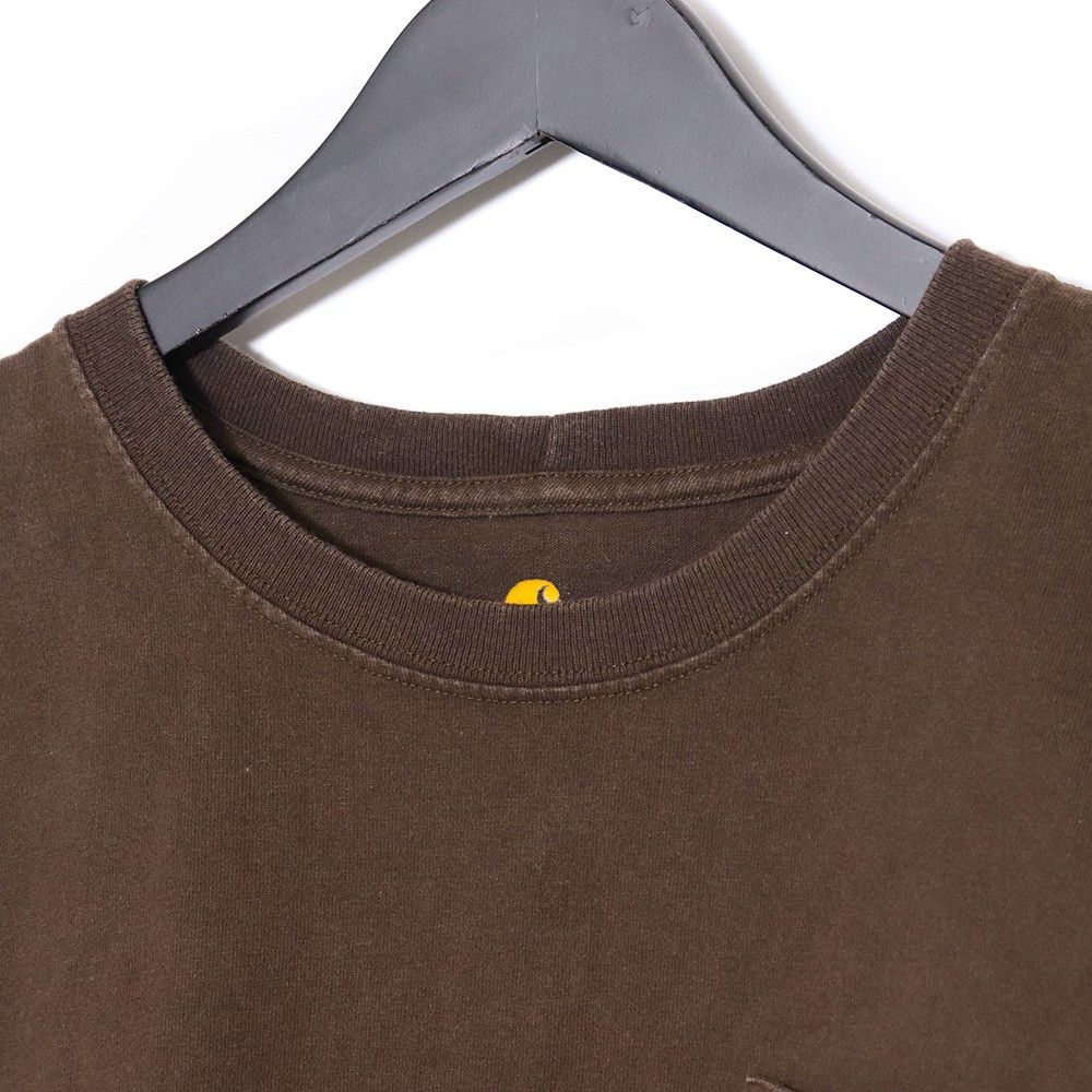 CARHARTT ORIGINAL FIT S/S POCKET T-SHIRT Lサイズ ダークブラウン