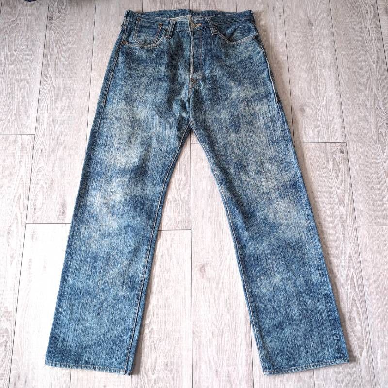 Straight Sugar Cane Denim 0 Jeans 13oz oz. 14.25 Regular W34 Model 