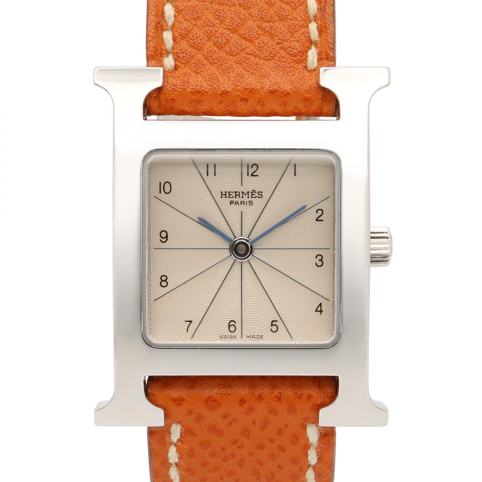 エルメス HERMES 腕時計 Hウォッチ HH1.210 シルバー ステンレス