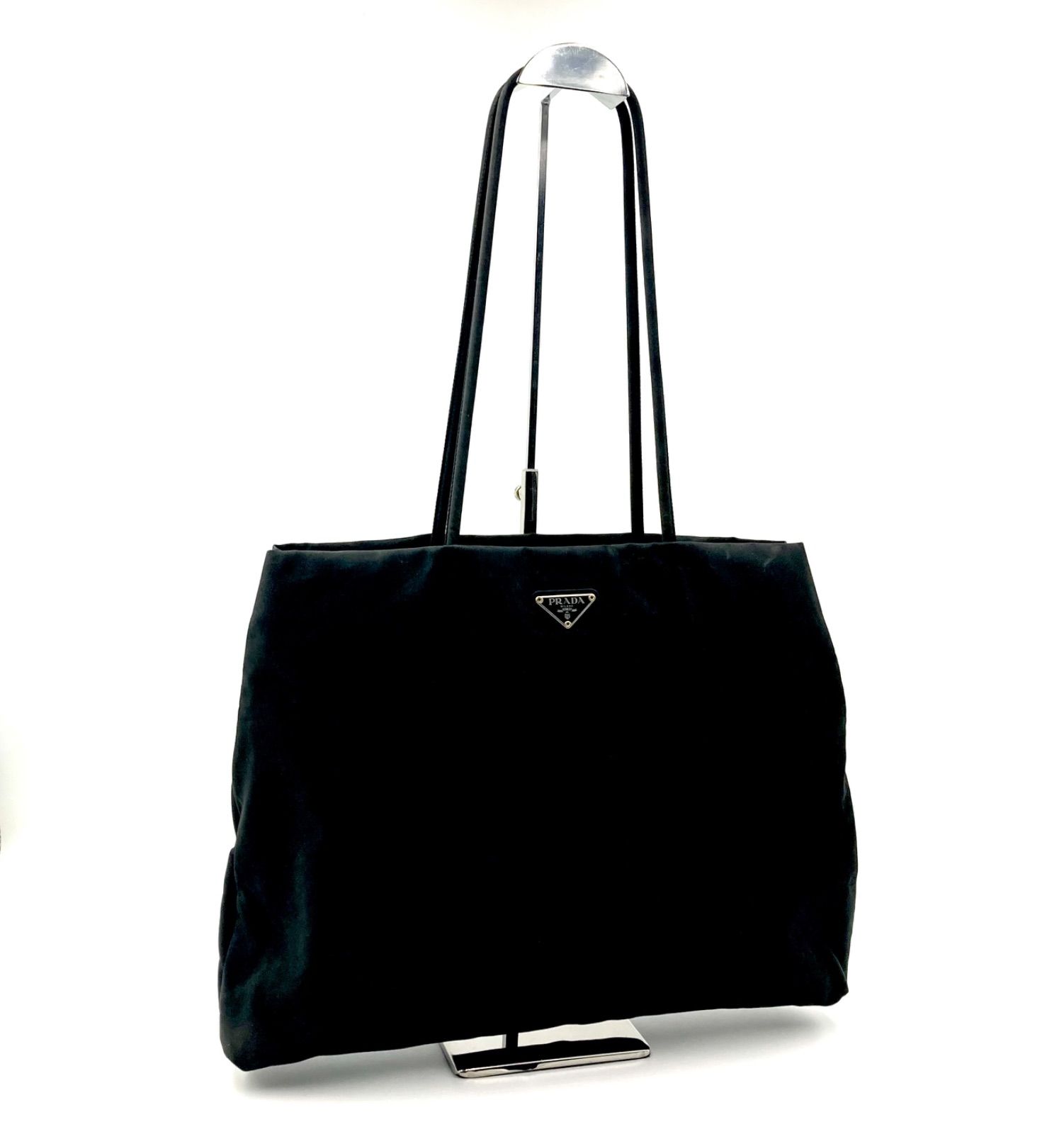 PRADA プラダ テスートナイロン「ポコノ」 トートバッグ 三角プレート