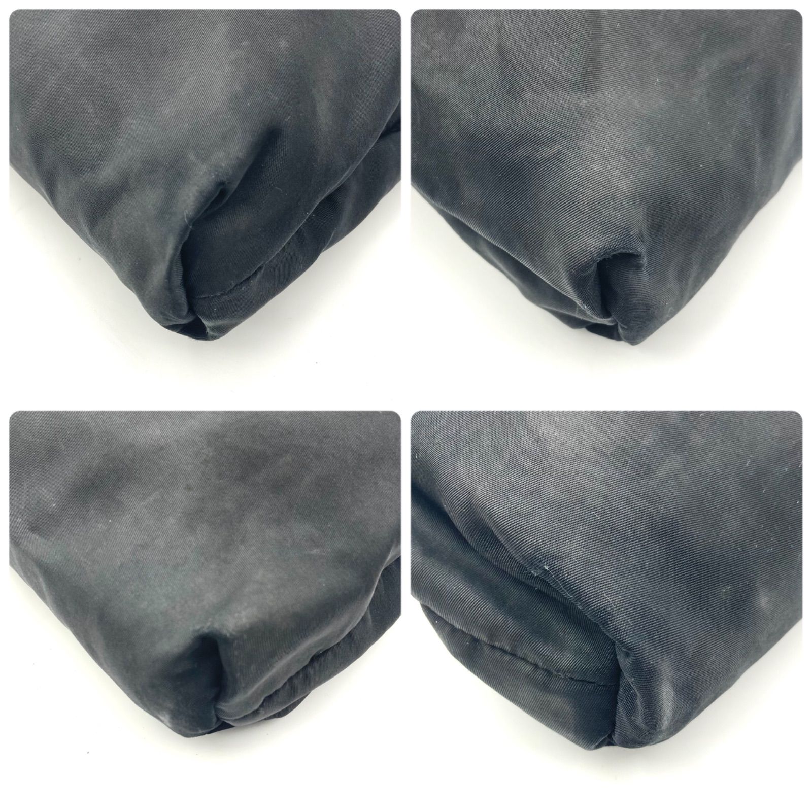 プラダ　PRADA ボディバッグ　ナイロン　ポコノ　テスート　25032606 PRADA プラダ テスートナイロン「ポコノ」 トートバッグ 三角プレート