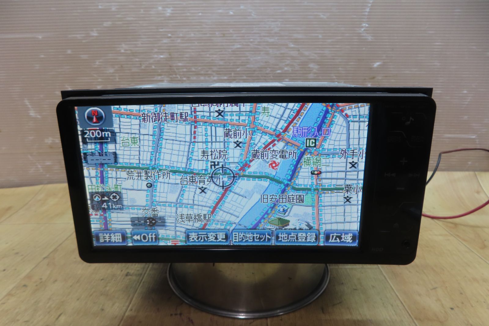 動作保証付☆F5403/トヨタ純正 NHZT-W58 HDDナビ 地図2008年 地デジTV