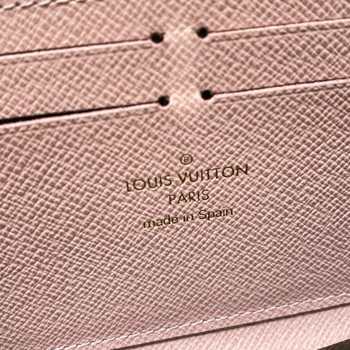 年末最終セールルイヴィトンダミエエベヌローズバレリーヌジッピークレマンス LOUIS VUITTON(ルイヴィトン) 長財布 ダミエ ポルトフォイユクレマンス