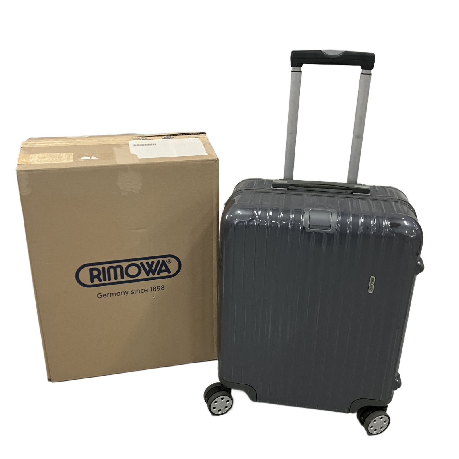 RIMOWA 87456 B1 スーツケース グレー系 48L 4輪 旅行 リモワ 中古