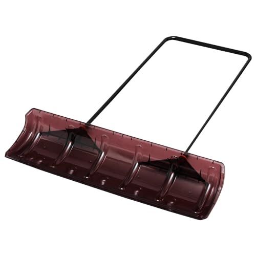 アイリスオーヤマ 雪かきスコップ スノープッシャー 2760 雪かき クリアブラウン 奥行13 5 高さ125 幅90 cm faf 00692