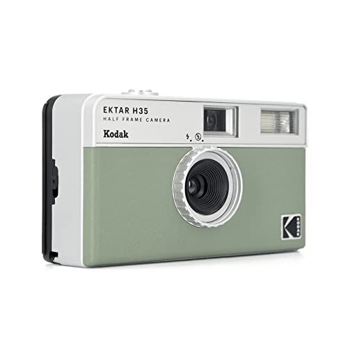 コダック Kodak フィルムカメラ EKTAR H 35 ハーフフレーム セージ cd 2 acaf 7